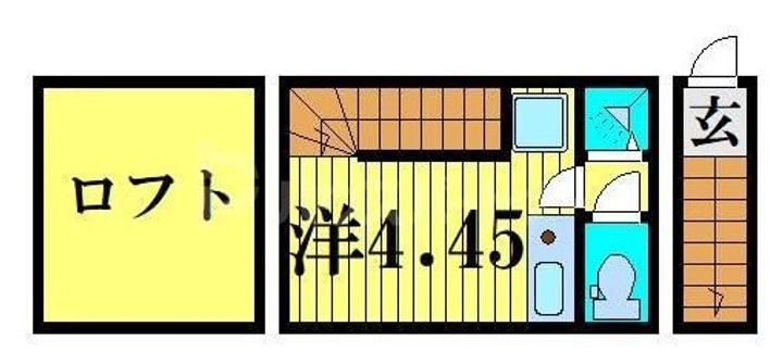 東京都葛飾区四つ木2(アパート)の賃貸物件の間取り