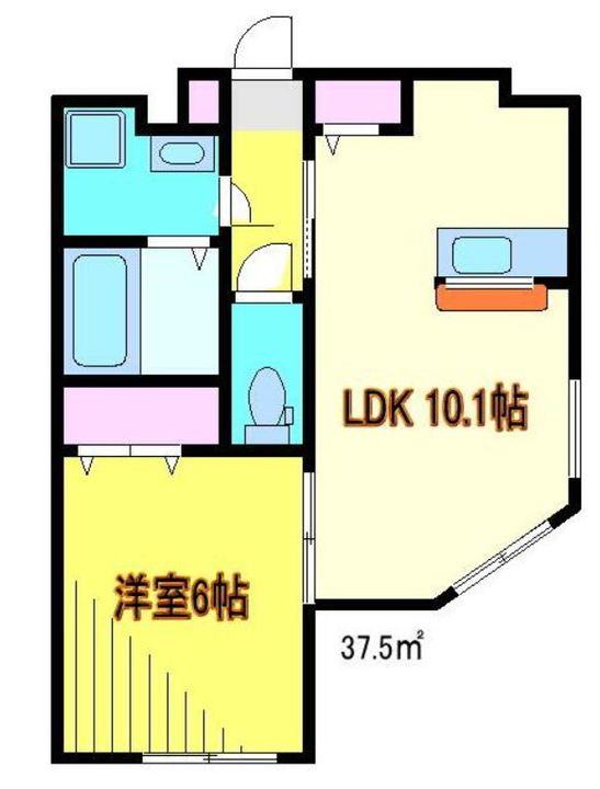 FilleFlatsーKAWAGUCHIHONCHOの間取り