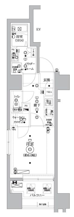 東京都練馬区桜台4(マンション)の賃貸物件の間取り