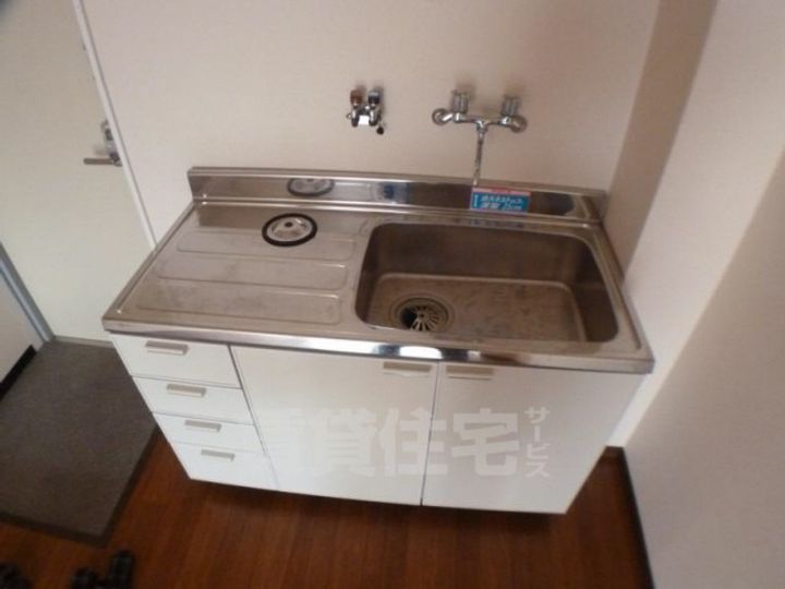 京都府京都市中京区西ノ京中御門西町(マンション)の賃貸物件のキッチン