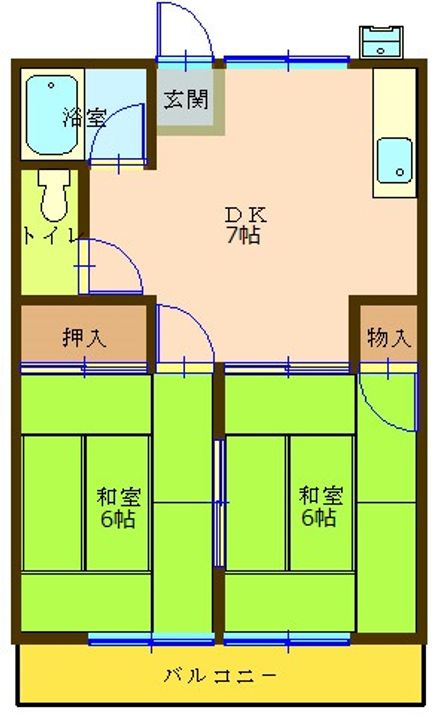 ハイツ松村の間取り