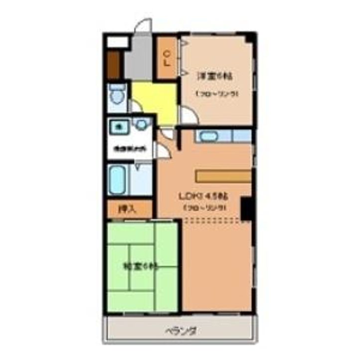 ヴィラパーシモンの間取り