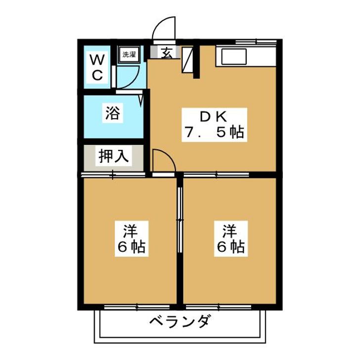 メゾンリエールIIIの間取り