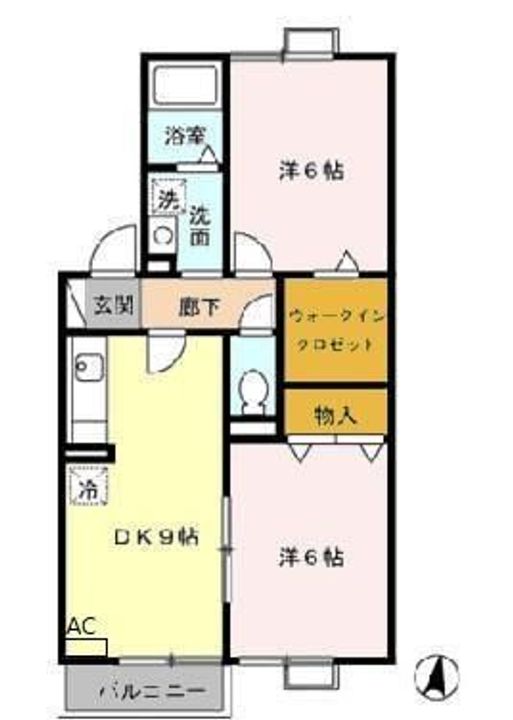 Plaire Dの間取り