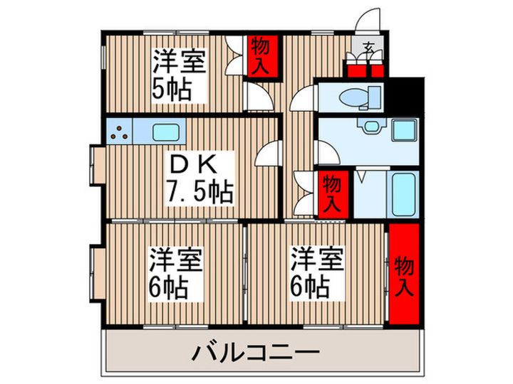 三宝館の間取り