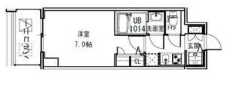 S-RESIDENCE福島Alovita(アロヴィータ)の間取り