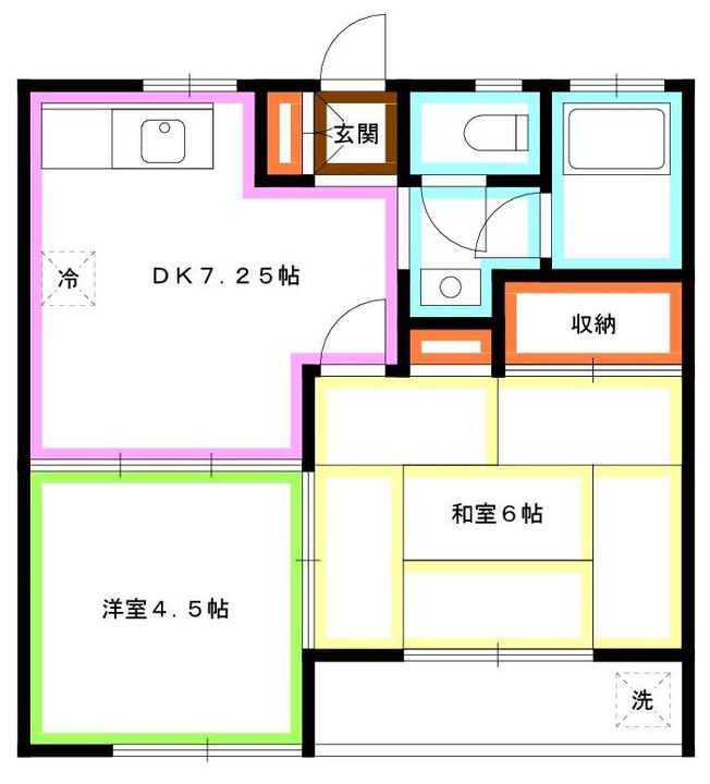 東京都杉並区宮前3(アパート)の賃貸物件の間取り