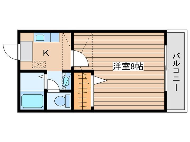 K-ハウス伍番館の間取り