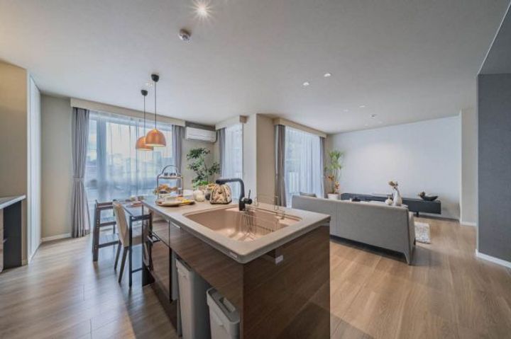 アトリエール北六番丁の居間