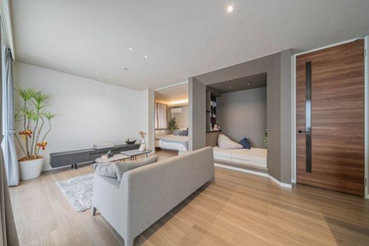 アトリエール北六番丁の居間