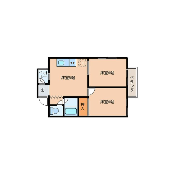 高畠196の間取り
