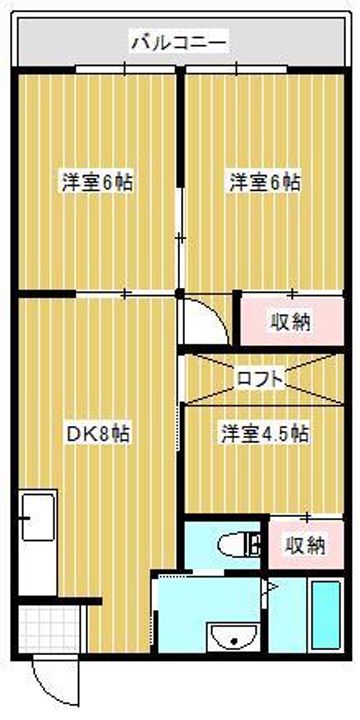 キャッスルグリーンの間取り