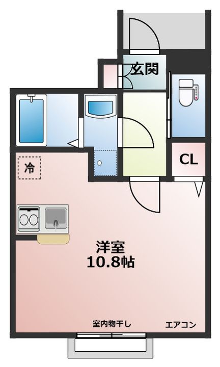 シティパル中ノ橋の間取り