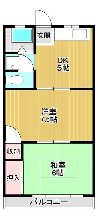 ハイツオザワの間取り