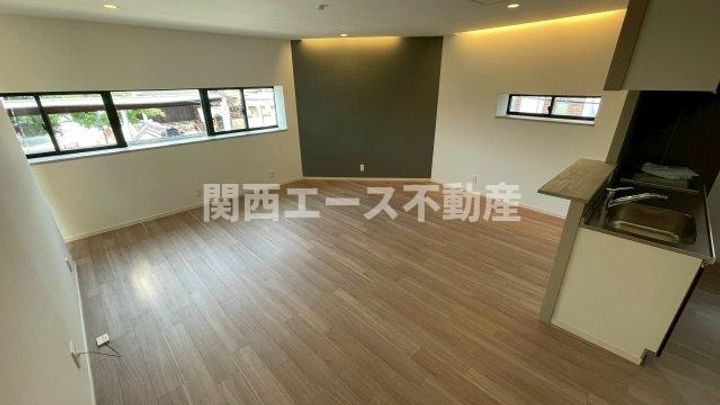 大阪府東大阪市御厨1(一戸建)の賃貸物件の居間