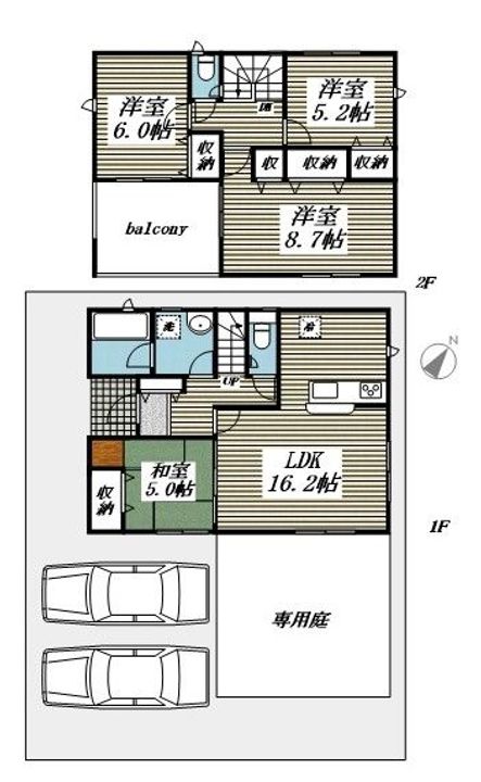埼玉県久喜市栗橋東5(一戸建)の賃貸物件の間取り