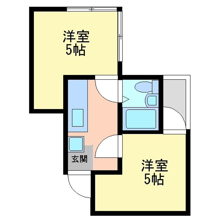 大阪府大阪市淀川区塚本3(マンション)の賃貸物件の間取り