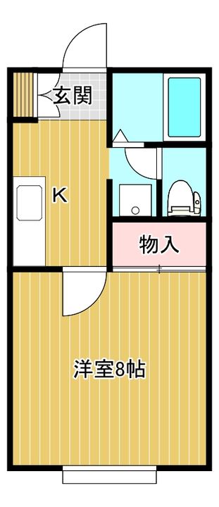ハイツリモージュ紫竹の間取り