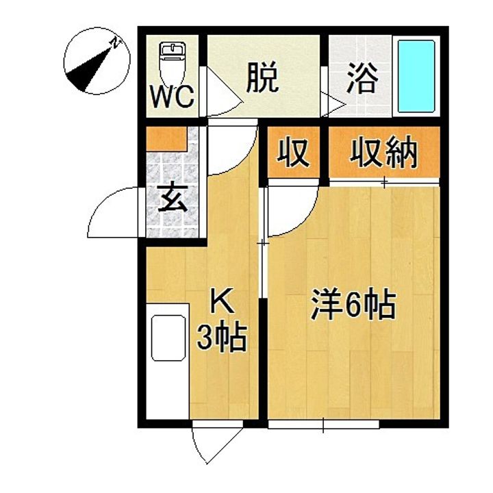 GalleryーSIの間取り