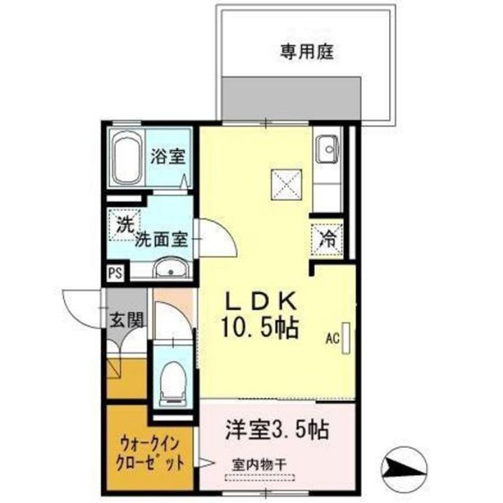 フェーレス翠町の間取り