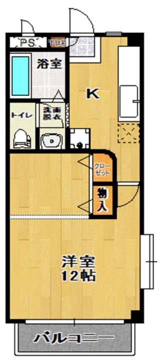 太郎殿ヴィレッジ C棟の間取り