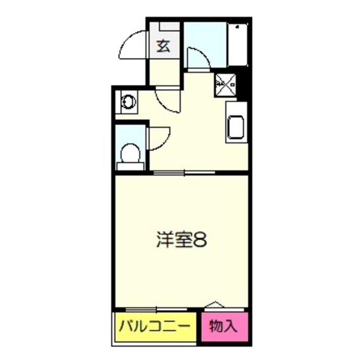 堺ハザマコーポの間取り