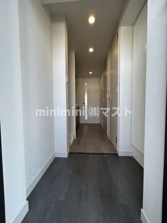 プレサンスDOMECITYコレーレの玄関