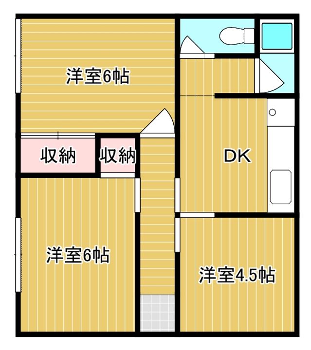 千葉県銚子市上野町(一戸建)の賃貸物件の間取り
