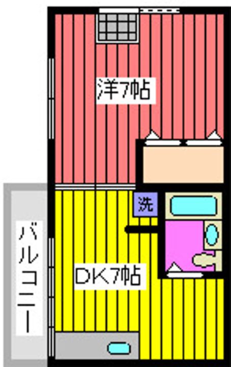 田中荘の間取り