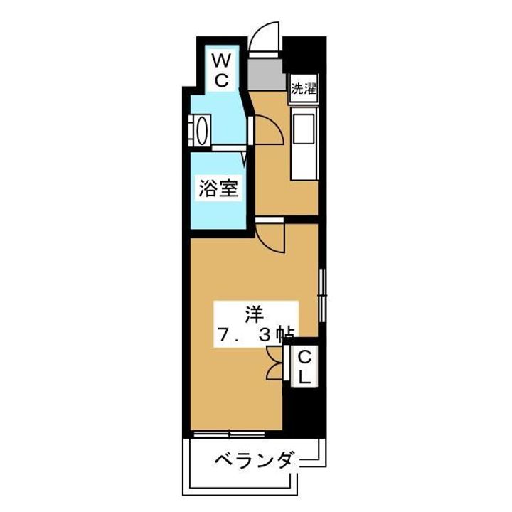 東京都新宿区愛住町(マンション)の賃貸物件の間取り