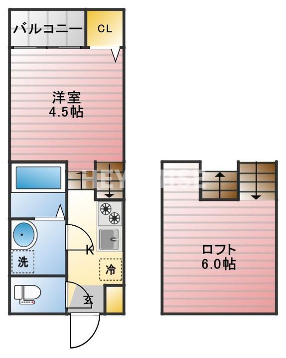 modern palazzo 住吉レジサムの間取り