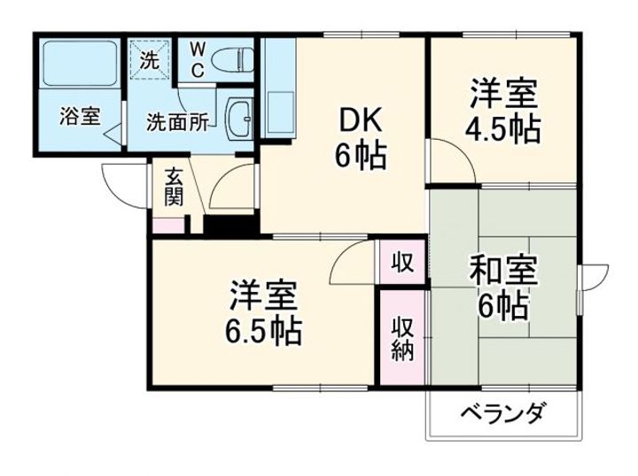 フレグランス978の間取り