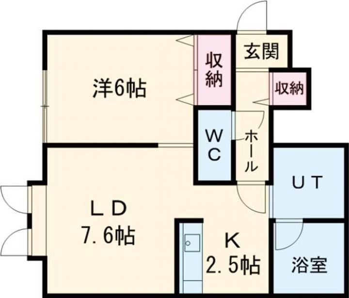 ボックス南Bの間取り