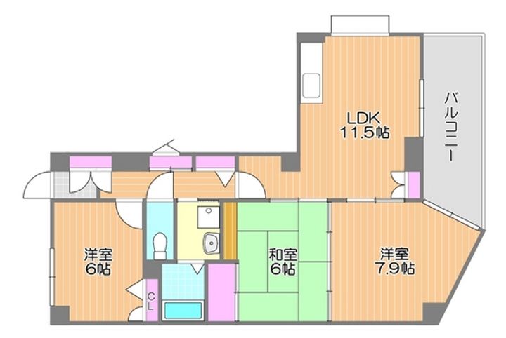 イルサローネの間取り