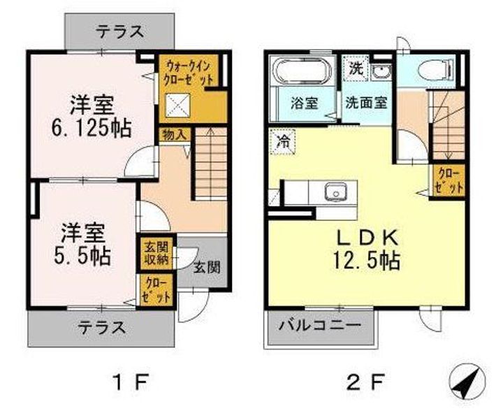 神奈川県平塚市長持(一戸建)の賃貸物件の間取り