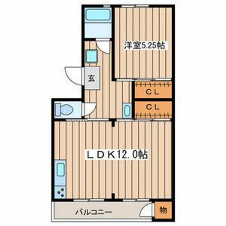 神奈川県横浜市港南区下永谷6(マンション)の賃貸物件の間取り