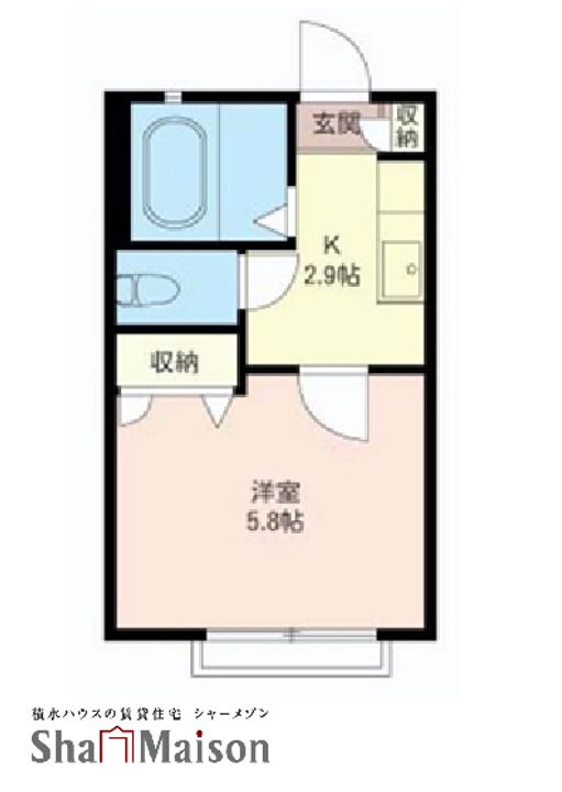 Sun Heim Hikawadai(サンハイム ヒカワダイ)の間取り