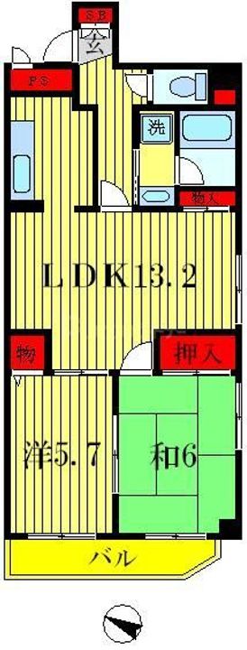 第三宝マンションの間取り