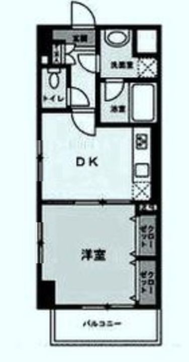 東京都墨田区錦糸2(マンション)の賃貸物件の間取り