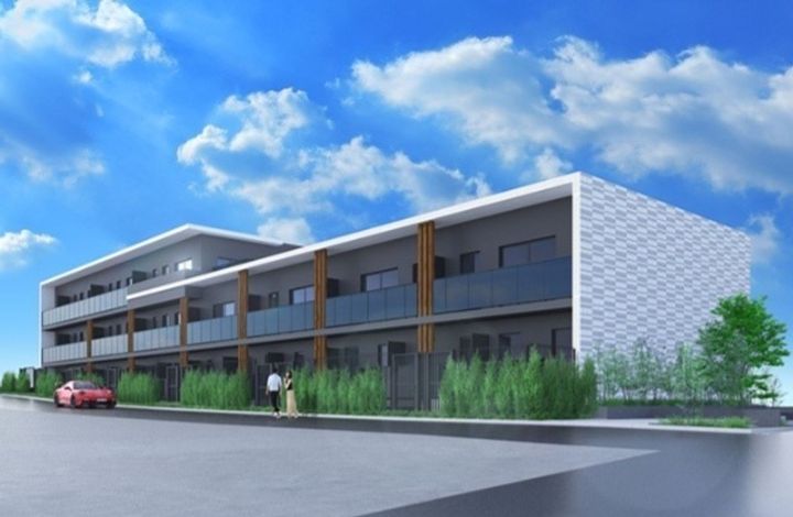 アジールコート都立大学の外観