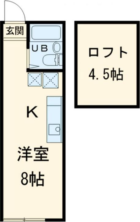 アップルハウス弘明寺2の間取り