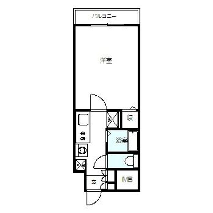 グランドハイツ末広311の間取り