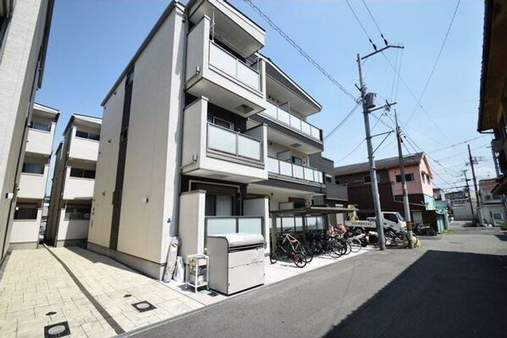 大阪府大阪市東住吉区矢田3(アパート)の賃貸物件の外観
