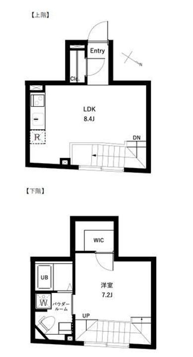 オーキッドレジデンス代々木EASTの間取り