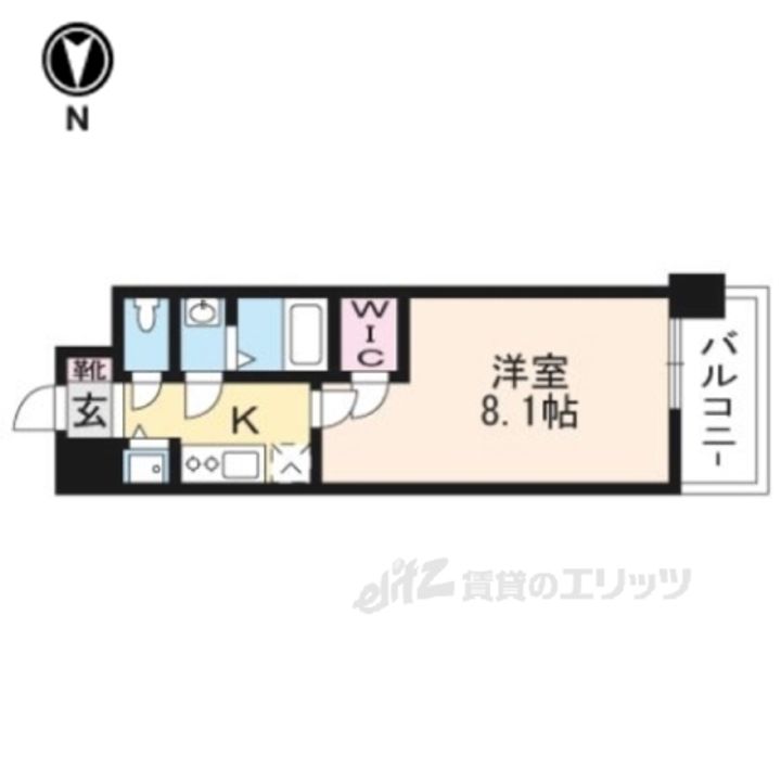 エスリード京都梅小路の間取り