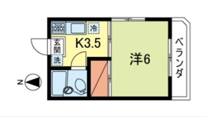 東京都杉並区上井草1(アパート)の賃貸物件の間取り
