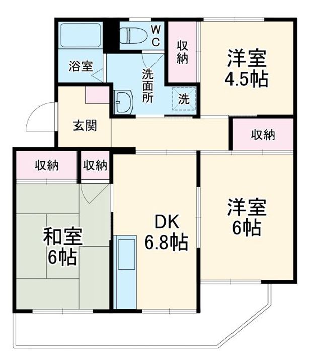 コーポ笹本の間取り