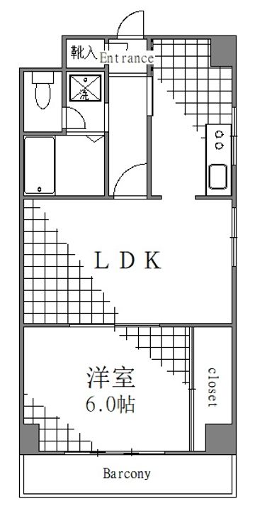 東京都台東区小島2(マンション)の賃貸物件の間取り