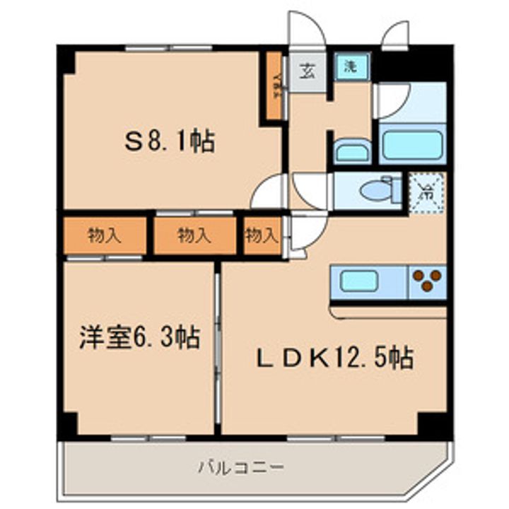 マーメイドラグーンの間取り