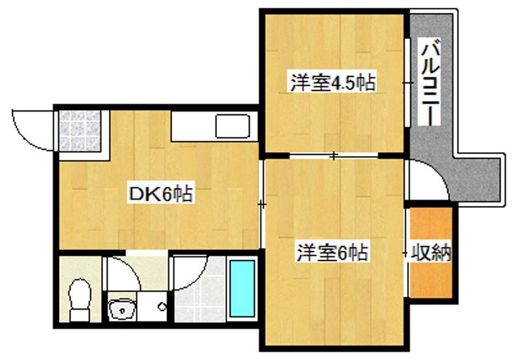 ローズハイツの間取り